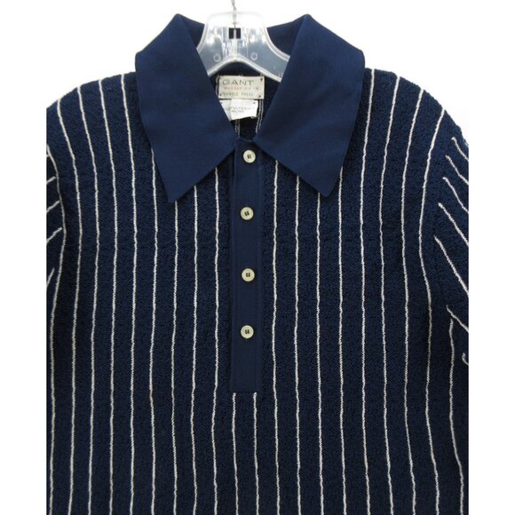 VINTAGE Gant Polo Shirt Medium Hugger 70s Sopranos Mob Mod Rockabilly * - Picture 2 of 14